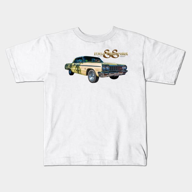 1964 Chevrolet Impala SS Hardtop Coupe Kids T-Shirt by Gestalt Imagery